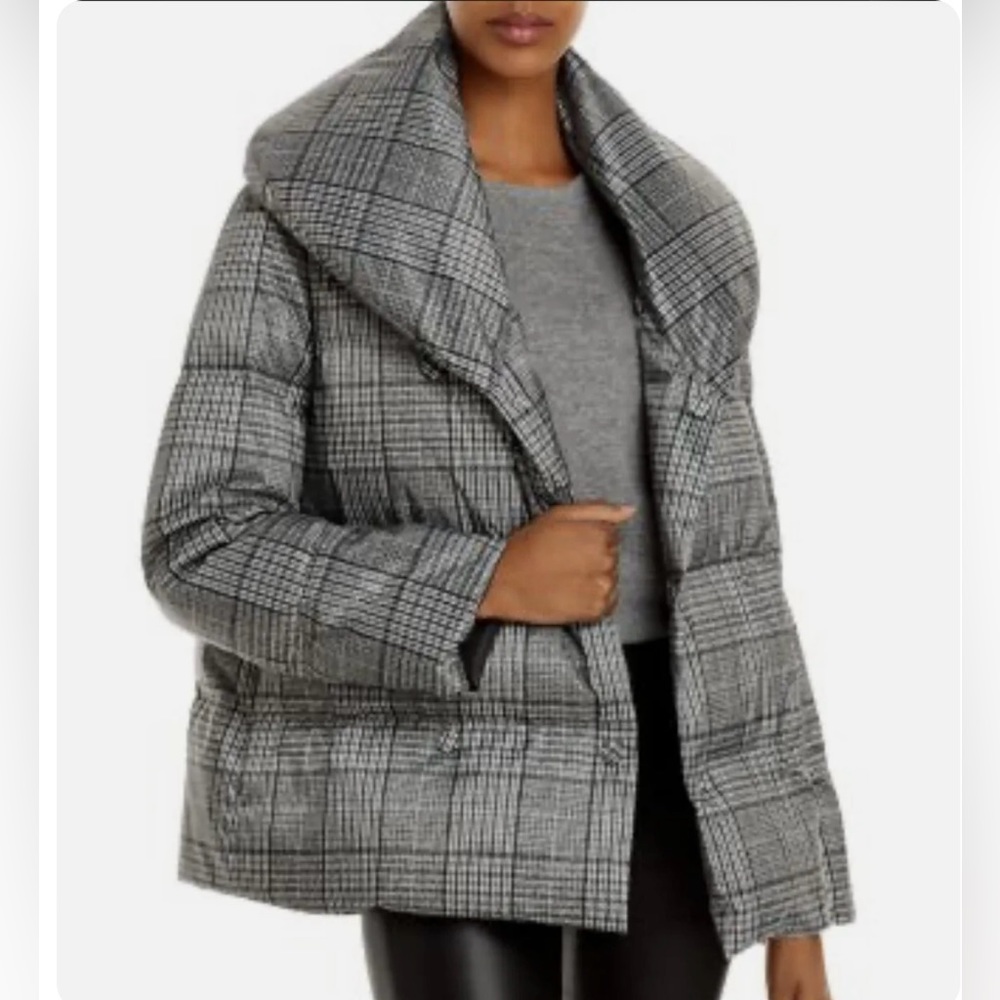 Jason Wu Women’s Houndstooth Puffer Jacket Size Large NWT